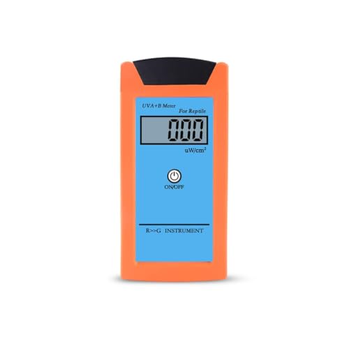 MASKIS Handheld Uva Uvb Meter Detektor Uv-Licht Meter Kombinierte Ultraviolette Uva/Uvb Digitale Beleuchtungsmesser mit 2-Zoll-Digitalanzeige, für Reptil Birne, Auto Uv-Prüfung des Solarfilms von MASKIS
