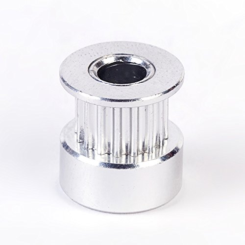 Zahnriemenscheiben – MASO Riemenscheibe GT2 Höhe 14 mm 20 Zähne Bohrung 4 mm Aluminium Flansch Synchronrad für 3D-Drucker 6 mm Breite Zahnriemen (1 Stück) von MASO