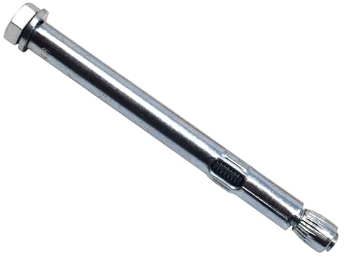 MASONMATE MAMLSAM890 Sechskant-Hülsenanker, M8 x 90 mm (50), Silber von MASONMATE