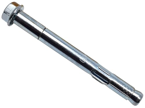 MASONMATE MAMSAM1097 Hex Nut Sleeve Anchor M10 x 97mm (25) Ankerbolzen, Silber von MASONMATE