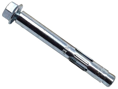 MASONMATE MAMSAM1299 Hex Nut Sleeve Anchor M12 x 99mm (25) Ankerbolzen, Silber von MASONMATE