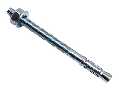 MASONMATE Verzinkte Durchgangsschraube, M8 x 100 mm, 100 Stück MASONMATE Verzinkte Durchgangsschraube, M8 x 100 mm, 100 Stück von MASONMATE