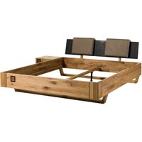 Bett inkl. Nachttisch links und Kopfteilkissen taupe Wildeiche 180x200x86 natur geölt/lackiert KITZBÜHEL 266 Bett inkl. Nachttisch links und Kopfteilkissen taupe Wildeiche 180x200x86 natur geölt/lackiert KITZBÜHEL 266 von MASSIVMOEBEL24.DE