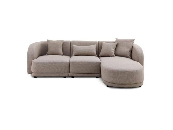 Ecksofa 260x165x72 beige JONAH Ecksofa 260x165x72 beige JONAH von MASSIVMOEBEL24.DE