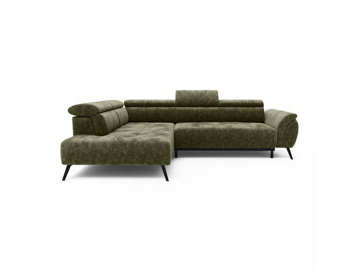 Ecksofa Ottomane links Chenille 284x208x79 grün VALENTINA Ecksofa Ottomane links Chenille 284x208x79 grün VALENTINA von MASSIVMOEBEL24.DE