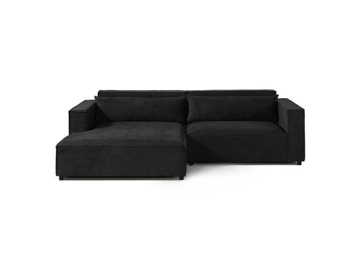 Ecksofa Ottomane links Geflechtstoff 266x150x80 anthrazit FINN Ecksofa Ottomane links Geflechtstoff 266x150x80 anthrazit FINN von MASSIVMOEBEL24.DE
