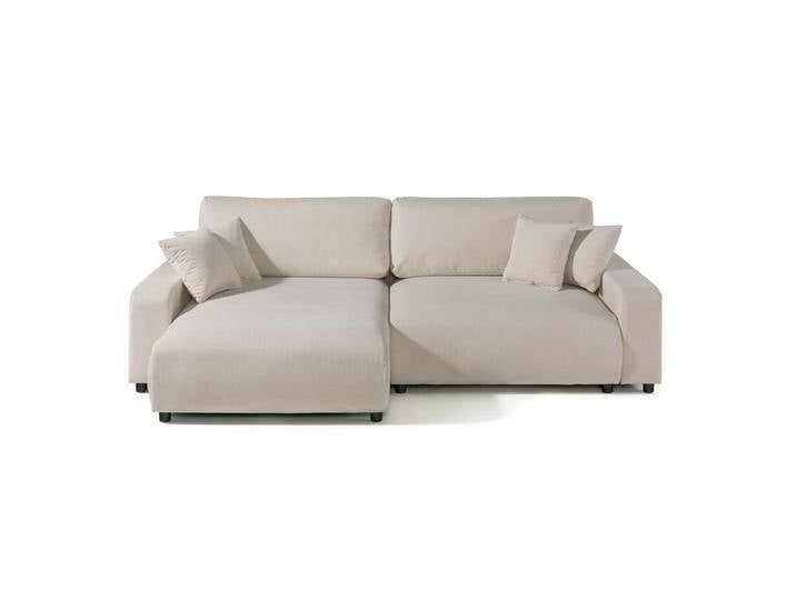 Ecksofa Samt 234x170x78 beige SOFIA Ecksofa Samt 234x170x78 beige SOFIA von MASSIVMOEBEL24.DE