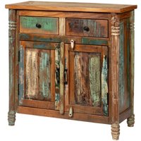 Kommode Altholz 90x42x88 mehrfarbig lackiert fable 32 Kommode Altholz 90x42x88 mehrfarbig lackiert fable 32 von MASSIVMOEBEL24.DE