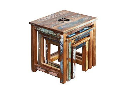 MASSIVMOEBEL24.DE Beistelltisch-Set Nature of Spirit #119 Indisches Altholz MASSIVMOEBEL24.DE Beistelltisch-Set Nature of Spirit #119 Indisches Altholz von MASSIVMOEBEL24.DE