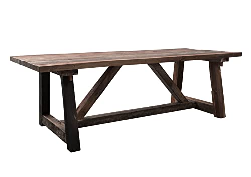 MASSIVMOEBEL24.DE Esstisch Altholz 230x100x78 Natur unbehandelt Bassano #113 MASSIVMOEBEL24.DE Esstisch Altholz 230x100x78 Natur unbehandelt Bassano #113 von MASSIVMOEBEL24.DE