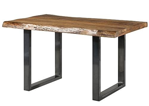 MASSIVMOEBEL24.DE | Freeform 5 - Baumtisch aus Mangoholz - Natur lackiert | + U-Beine in anthrazit glänzend | 160x90x77 | Massivholztisch Baumkantentisch Esstisch MASSIVMOEBEL24.DE | Freeform 5 - Baumtisch aus Mangoholz - Natur lackiert | + U-Beine in anthrazit glänzend | 160x90x77 | Massivholztisch Baumkantentisch Esstisch von MASSIVMOEBEL24.DE