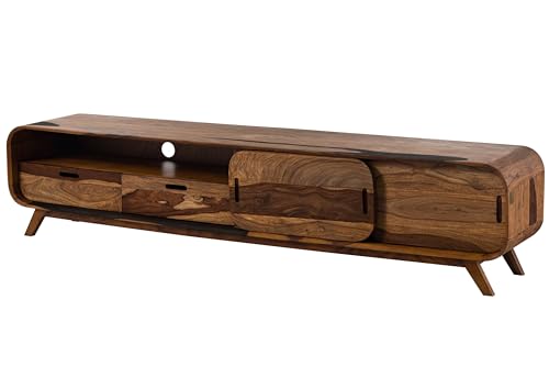 MASSIVMOEBEL24.DE | Mailand TV-Board aus Massivholz #227 | aus Sheeshamholz - Dunkelbraun, lackiert | 5 Fächer & 2 Schubladen | 220x40x48 cm | massives Sideboard mit Schiebetüren MASSIVMOEBEL24.DE | Mailand TV-Board aus Massivholz #227 | aus Sheeshamholz - Dunkelbraun, lackiert | 5 Fächer & 2 Schubladen | 220x40x48 cm | massives Sideboard mit Schiebetüren von MASSIVMOEBEL24.DE
