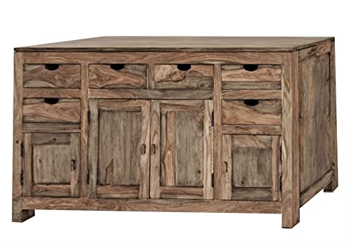 MASSIVMOEBEL24.DE Nature Grey Sideboard #84 Sheesham, Farbe:grau geölt, Größe:180x45x95 cm (BxTxH) MASSIVMOEBEL24.DE Nature Grey Sideboard #84 Sheesham, Farbe:grau geölt, Größe:180x45x95 cm (BxTxH) von MASSIVMOEBEL24.DE