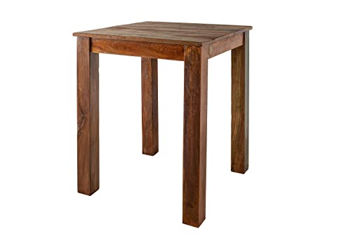 MASSIVMOEBEL24.DE | Nature of Spirit Esstisch Indisches Altholz - Unterschiedliche Größen, Farbe:Mehrfarbig lackiert, Größe:60x60 cm von MASSIVMOEBEL24.DE
