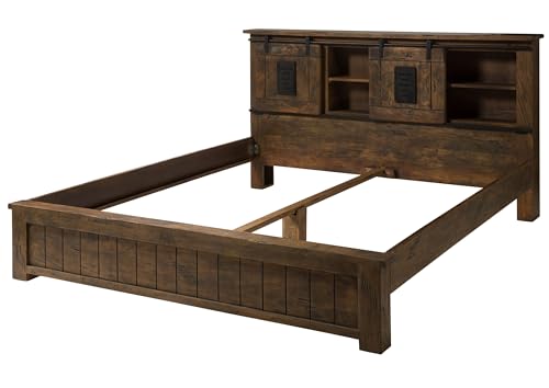 MASSIVMOEBEL24.DE Railway Bett 180x200 Mango, Farbe:braun lackiert von MASSIVMOEBEL24.DE