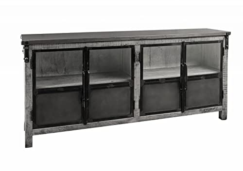 MASSIVMOEBEL24.DE Sideboard Mango 180x40x90 grau lackiert Heavy Industry #150 MASSIVMOEBEL24.DE Sideboard Mango 180x40x90 grau lackiert Heavy Industry #150 von MASSIVMOEBEL24.DE
