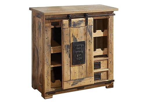 MASSIVMOEBEL24.DE Weinkommode Mango 80x40x82 Natur lackiert Railway #140 MASSIVMOEBEL24.DE Weinkommode Mango 80x40x82 Natur lackiert Railway #140 von MASSIVMOEBEL24.DE