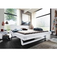 Massivmoebel24.de - Balkenbett Fichte 140x200x87 weiß lackiert vancouver 709 Massivmoebel24.de - Balkenbett Fichte 140x200x87 weiß lackiert vancouver 709 von MASSIVMOEBEL24.DE