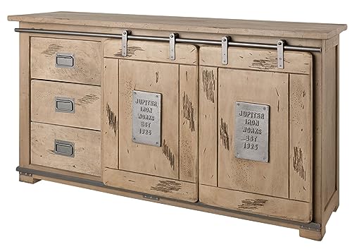 Sideboard Kommode 150cm 2 Türen 3 Schubladen Mangoholz Holz massiv geweißt Sideboard Kommode 150cm 2 Türen 3 Schubladen Mangoholz Holz massiv geweißt von MASSIVMOEBEL24.DE