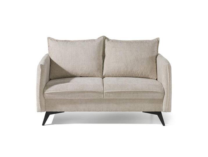 Sofa 2-Sitzer Chenille 138x100x86 beige OLIVIA Sofa 2-Sitzer Chenille 138x100x86 beige OLIVIA von MASSIVMOEBEL24.DE
