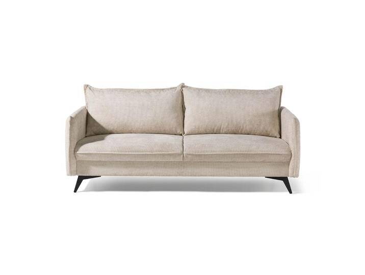Sofa 3-Sitzer Chenille 199x100x86 beige OLIVIA Sofa 3-Sitzer Chenille 199x100x86 beige OLIVIA von MASSIVMOEBEL24.DE