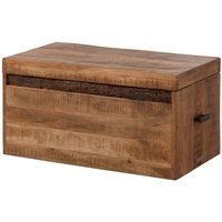 Truhe Akazie 80x40x40 natur lackiert BARK 123 von MASSIVMOEBEL24.DE