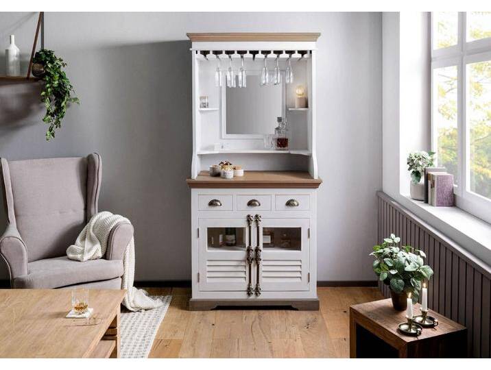 Bar Mango 98x51x190 weiß lackiert TOULOUSE #105 Bar Mango 98x51x190 weiß lackiert TOULOUSE #105 von MASSIVMOEBEL24