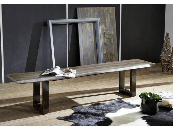 Baumbank Sheesham 180x38x45 smoked oak lackiert FREEFORM #0309 Baumbank Sheesham 180x38x45 smoked oak lackiert FREEFORM #0309 von MASSIVMOEBEL24