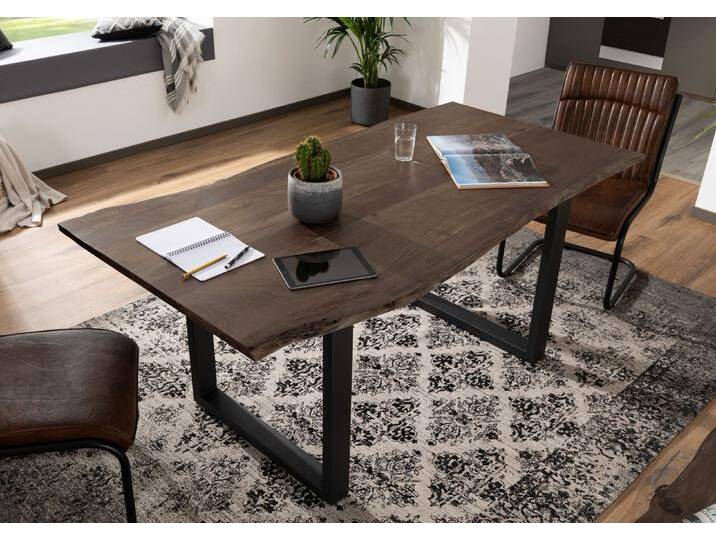 Baumtisch Akazie 160x90x76 grau Beine anthrazit matt FREEFORM 3 Baumtisch Akazie 160x90x76 grau Beine anthrazit matt FREEFORM 3 von MASSIVMOEBEL24