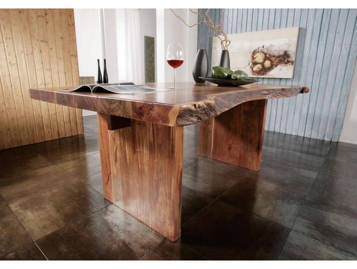 Baumtisch Akazie 170x110x78 walnuss lackiert FREEFORM #101 Baumtisch Akazie 170x110x78 walnuss lackiert FREEFORM #101 von MASSIVMOEBEL24