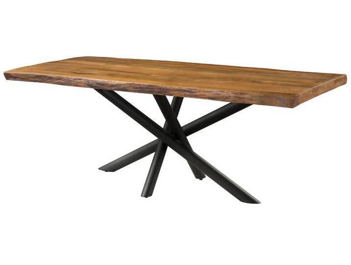 Baumtisch Mango 180x90x76 natur lackiert / Mikado-Beine anthrazit matt FREEFORM 5 Baumtisch Mango 180x90x76 natur lackiert / Mikado-Beine anthrazit matt FREEFORM 5 von MASSIVMOEBEL24