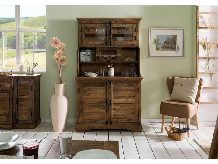 Buffet Mango 110x55x190 dunkelbraun geölt RODEZ #153 Buffet Mango 110x55x190 dunkelbraun geölt RODEZ #153 von MASSIVMOEBEL24