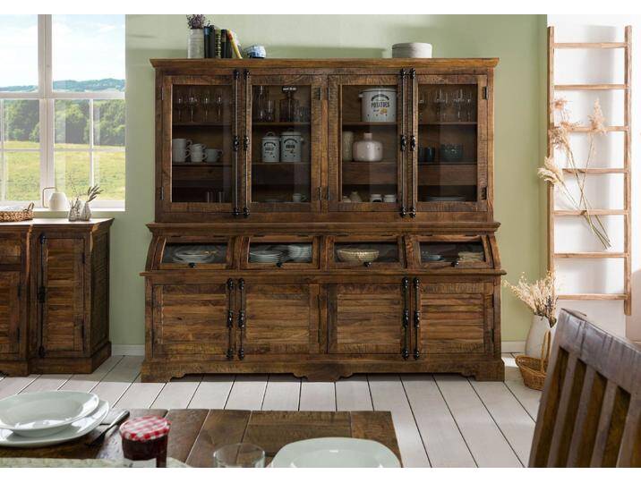 Buffet Mango 210x55x190 dunkelbraun geölt RODEZ #154 Buffet Mango 210x55x190 dunkelbraun geölt RODEZ #154 von MASSIVMOEBEL24