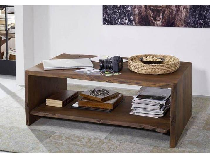 Couchtisch Akazie 120x70x45 braun lackiert PURE ACACIA #008 von MASSIVMOEBEL24