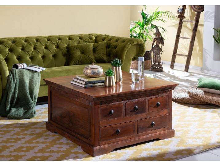 Couchtisch Akazie 90x90x50 nougat lackiert OXFORD #320 Couchtisch Akazie 90x90x50 nougat lackiert OXFORD #320 von MASSIVMOEBEL24