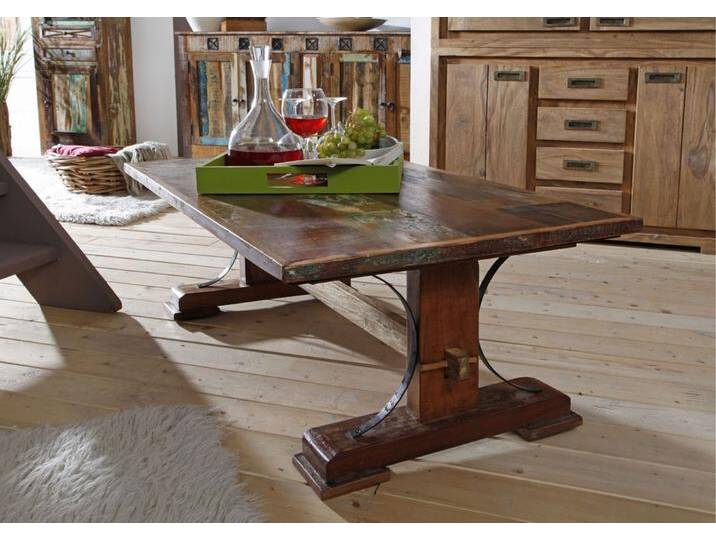 Couchtisch Altholz 120x70x45 mehrfarbig lackiert NATURE OF SPIRIT #06 Couchtisch Altholz 120x70x45 mehrfarbig lackiert NATURE OF SPIRIT #06 von MASSIVMOEBEL24