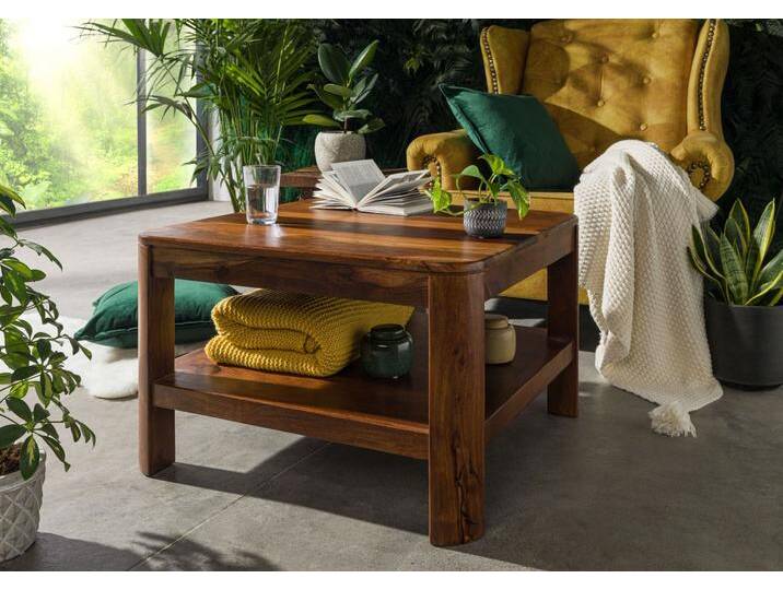 Couchtisch Sheesham 70x70x45 walnuss gewachst TORONTO #206 von MASSIVMOEBEL24