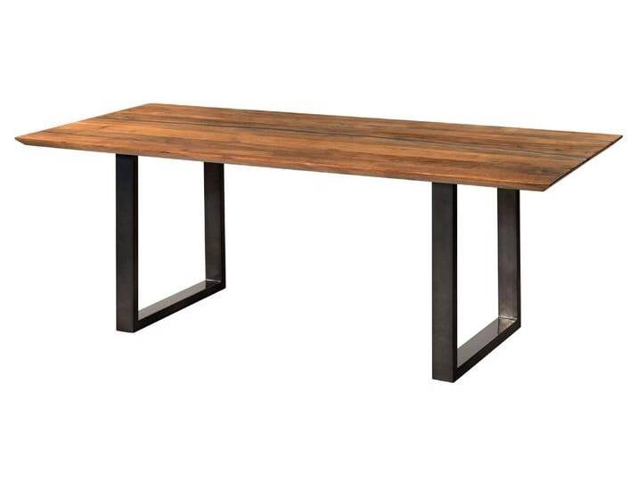 Esstisch Akazie 160x90x76 natur lackiert / Epoxid schwarz, U-Beine anthrazit glänzend EPOXY Esstisch Akazie 160x90x76 natur lackiert / Epoxid schwarz, U-Beine anthrazit glänzend EPOXY von MASSIVMOEBEL24