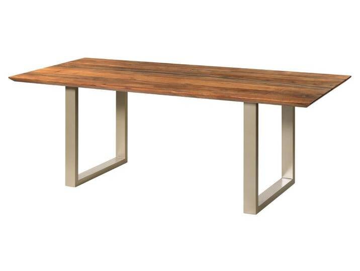 Esstisch Akazie 260x100x76 natur lackiert / Epoxid schwarz, U-Beine silber matt EPOXY Esstisch Akazie 260x100x76 natur lackiert / Epoxid schwarz, U-Beine silber matt EPOXY von MASSIVMOEBEL24