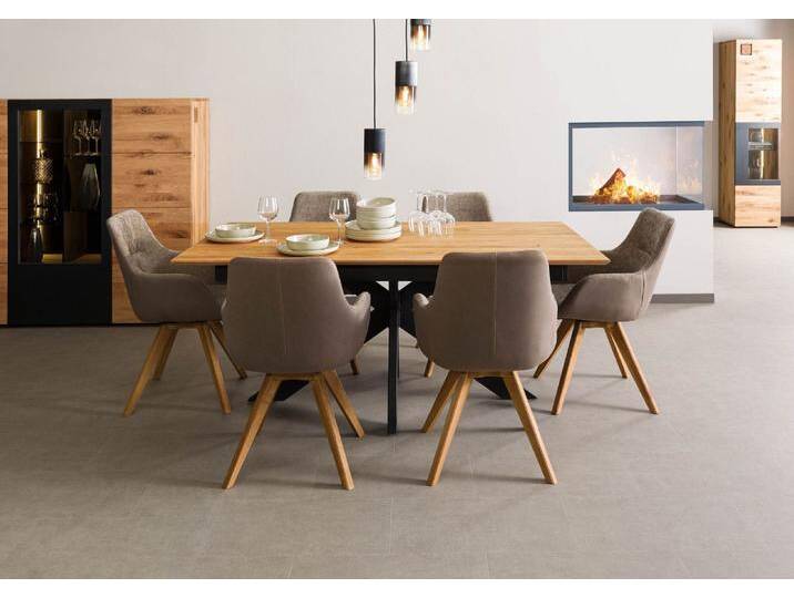 Esstisch verlängerbar Wildeiche 180-265x100 natur geölt KITZBÜHEL #11 Esstisch verlängerbar Wildeiche 180-265x100 natur geölt KITZBÜHEL #11 von MASSIVMOEBEL24