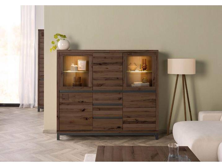 Highboard Kernbuche 166x40x148 tabacco braun geölt VILLANDERS #207 Highboard Kernbuche 166x40x148 tabacco braun geölt VILLANDERS #207 von MASSIVMOEBEL24