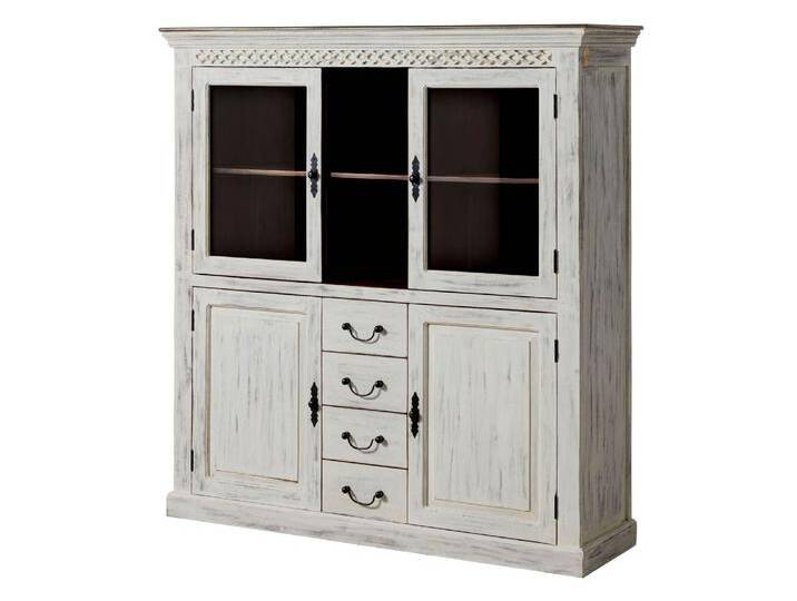 Highboard Mango / Akazie 150x45x160 weiß gewachst CASTLE-ANTIK #105 Highboard Mango / Akazie 150x45x160 weiß gewachst CASTLE-ANTIK #105 von MASSIVMOEBEL24