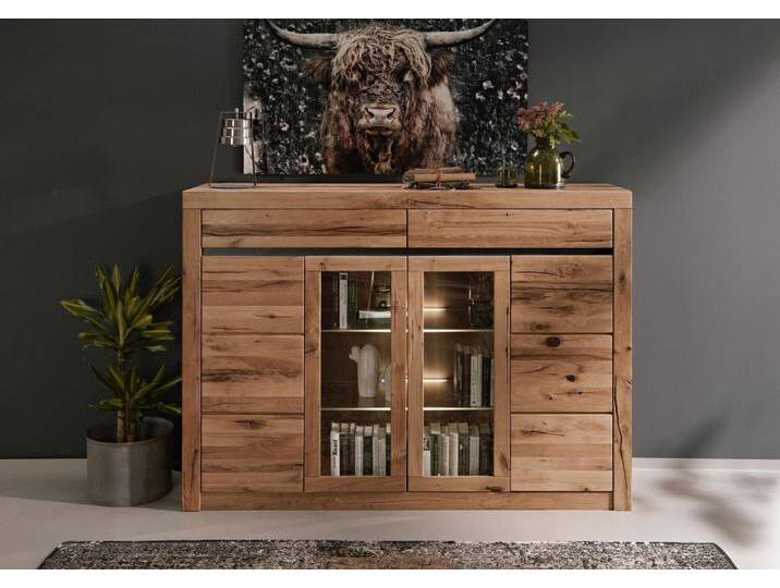 Highboard Wildeiche / Zerreiche 155x43x115 natur geölt MONTREUX #153 Highboard Wildeiche / Zerreiche 155x43x115 natur geölt MONTREUX #153 von MASSIVMOEBEL24