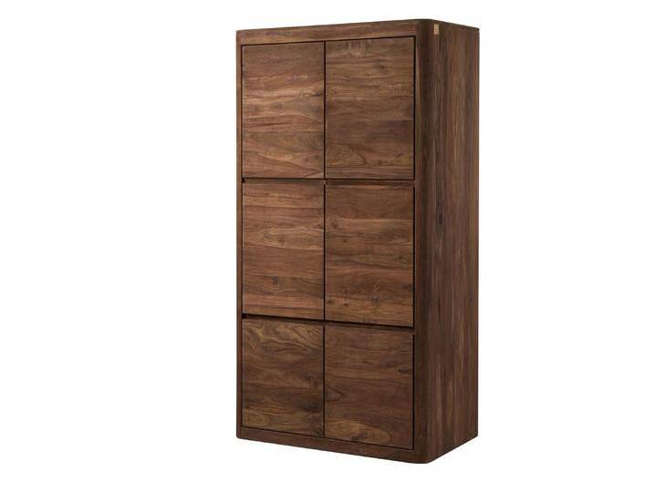 Kleiderschrank Sheesham 105x60x200 smoked cherry gebeizt TORONTO #165 Kleiderschrank Sheesham 105x60x200 smoked cherry gebeizt TORONTO #165 von MASSIVMOEBEL24