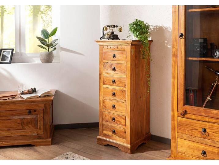 Kommode Akazie 47x43x112 honig lackiert OXFORD #0523 Kommode Akazie 47x43x112 honig lackiert OXFORD #0523 von MASSIVMOEBEL24