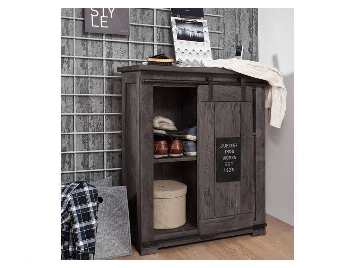 Kommode Mango 75x36x90 grau lackiert RAILWAY #253 Kommode Mango 75x36x90 grau lackiert RAILWAY #253 von MASSIVMOEBEL24