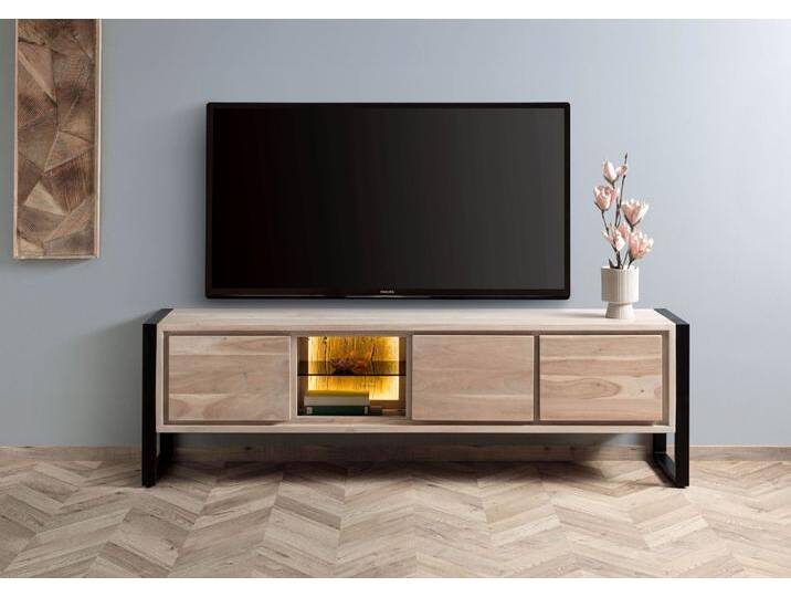 Lowboard Akazie / Altholz 200x40x60 natur lackiert DENVER #116 Lowboard Akazie / Altholz 200x40x60 natur lackiert DENVER #116 von MASSIVMOEBEL24