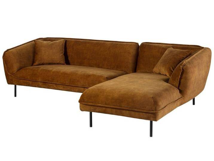 Massivmoebel24 Ecksofa, 277x173x76 Polyester cognac GENT, braun, hellbraun Massivmoebel24 Ecksofa, 277x173x76 Polyester cognac GENT, braun, hellbraun von MASSIVMOEBEL24