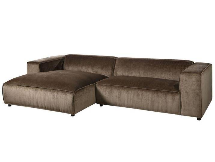 Massivmoebel24 Ecksofa, 304x164x69 Ottomane links Cord taupe VALENCIA, braun, taupe Massivmoebel24 Ecksofa, 304x164x69 Ottomane links Cord taupe VALENCIA, braun, taupe von MASSIVMOEBEL24