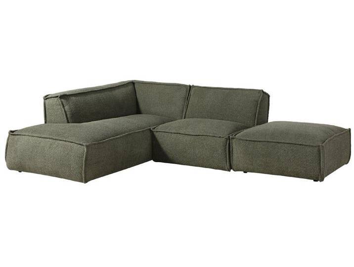 Massivmoebel24 Ecksofa, inkl. Hocker 195x220x79 Polyester grün RAVENNA, grün, grün Massivmoebel24 Ecksofa, inkl. Hocker 195x220x79 Polyester grün RAVENNA, grün, grün von MASSIVMOEBEL24